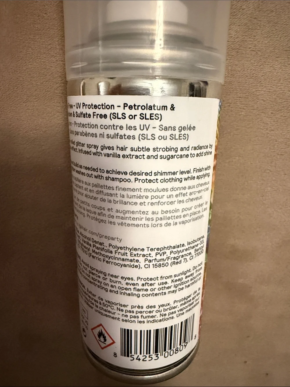 IGK Preparty Multicolor Sprinkle Hair Glitter Spray 1.6 oz